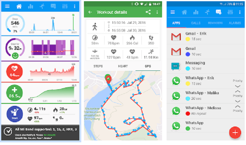Notify & Fitness for MI Band
