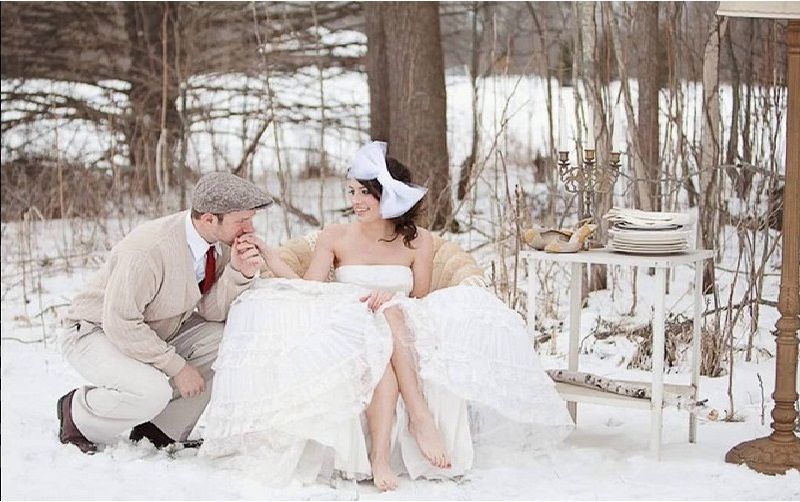 a winter wedding