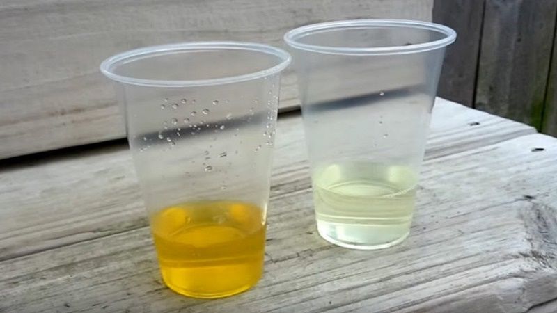 Vinegar test