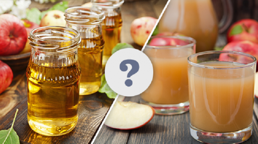 What is the difference between apple juice and apple cider