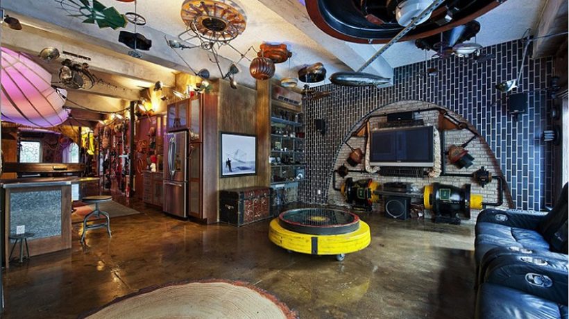 Steampunk Style In The Interior Of The Apartment