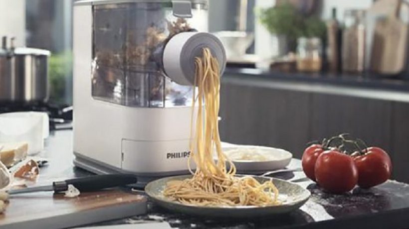 Using electric pasta machine is much easier than using the manual one