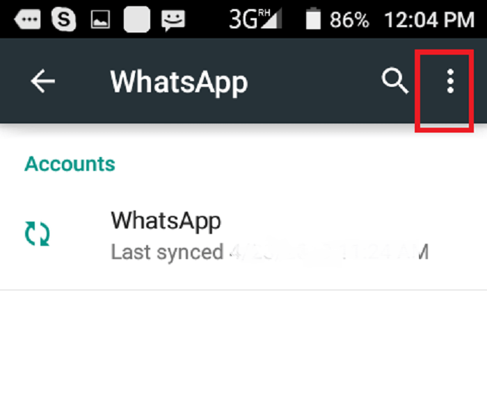 How to sync WhatsApp