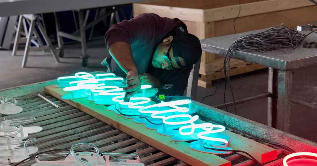 How to build a LED sign board