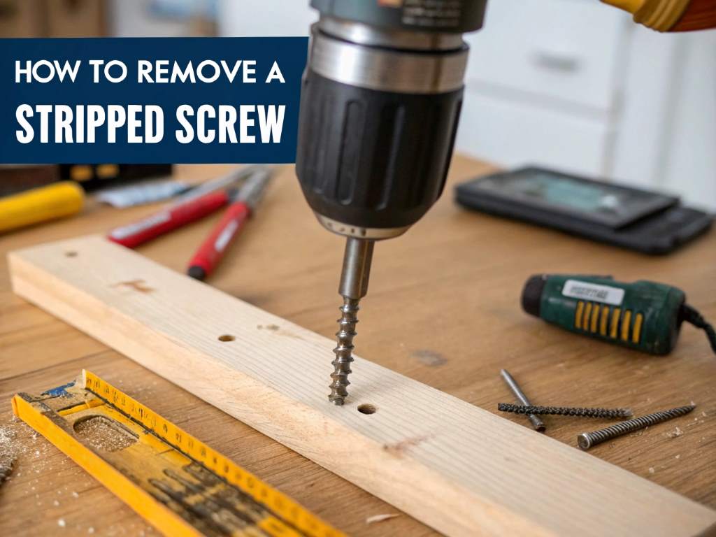 How to Remove a Stripped Screw Easily