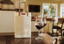 handbag to bring a wine tasting