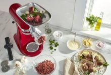 KitchenAid Food Grinder Attachment for home kitchen use.