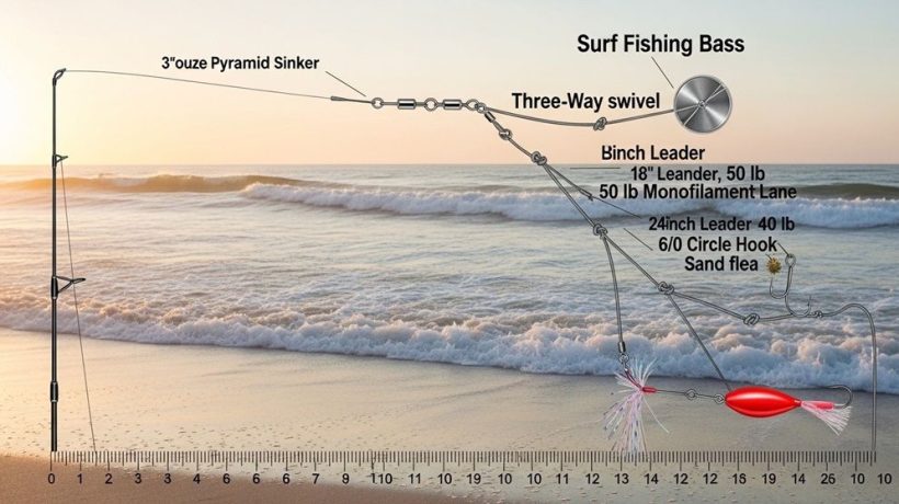 How to Rig for Striped Bass in the Surf