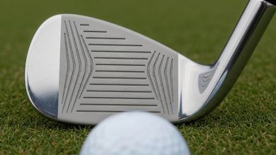 Affordable golf wedge with sharp grooves for maximum spin control on green