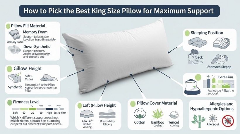 How to Pick the Best King Size Pillow for Maximum Support