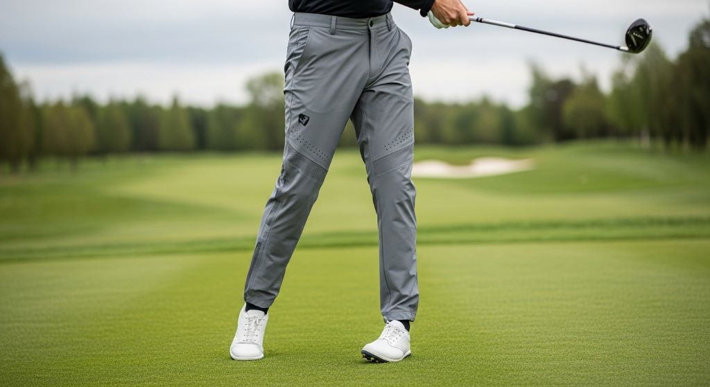 lightweight waterproof golf pants with ventilation features