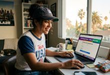 Fan registering for the LA28 Olympic ticket draw on the official ticket website