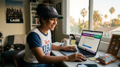 Fan registering for the LA28 Olympic ticket draw on the official ticket website