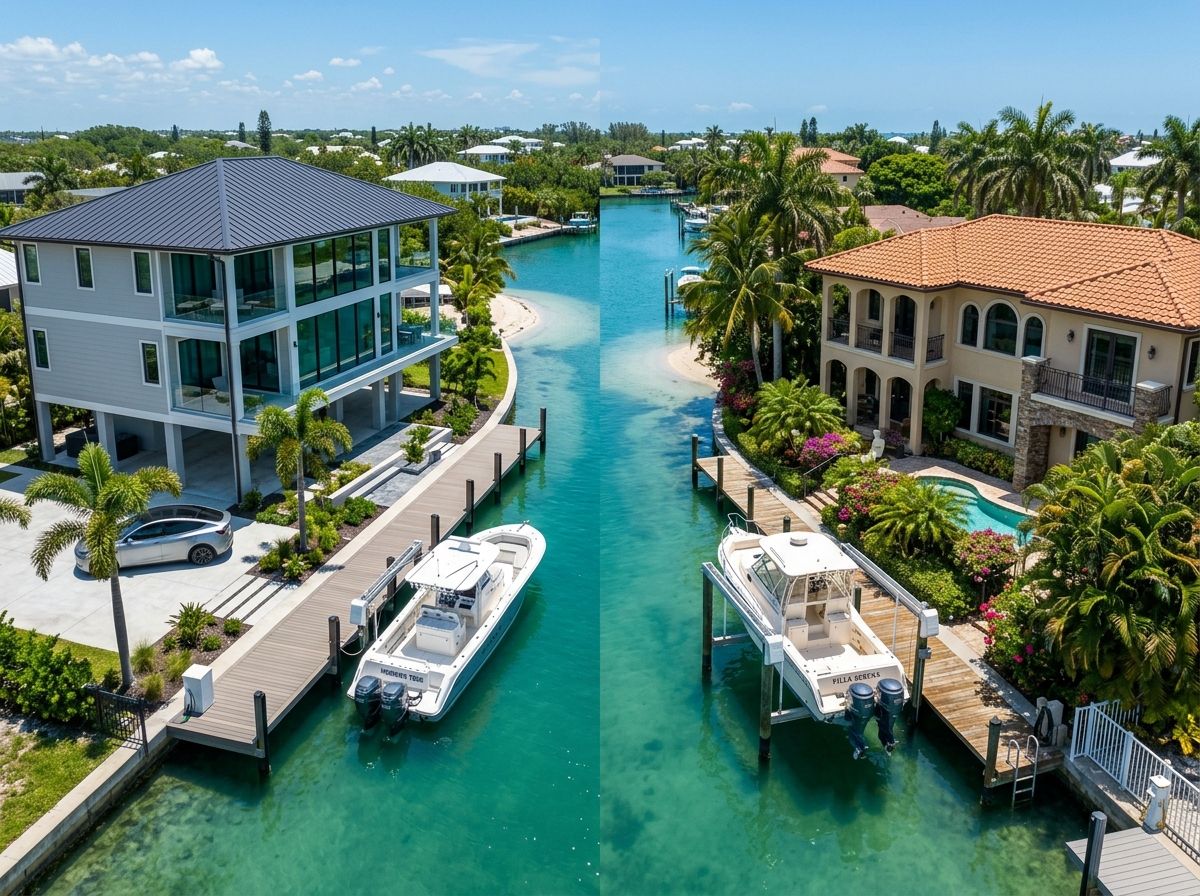 Compare coastal homes in Fort Myers, Florida before buying. Evaluate flood zones, HOA fees, waterfront access, and home values to find your ideal property.