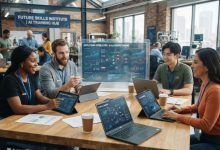 Workers developing skills for the AI economy
